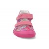 07M018.001 652 barefoot sandalky koel4kids dalila fantasy fuchsia flowers barevne 3