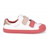 CB.RPL1 4273 barefoot tenisky tip toey joey ramp play white coral matte metalic salmon ruzove 2