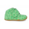 BN13404T809 jaro 2023 barefoot kotnikova obuv blifestyle babyraccoon bio nappa apfelgrun print zelen 2
