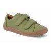G3130230 2 barefoot tenisky froddo bf d velcro olive zelene 1