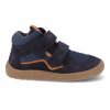 G3110230 barefoot kotnikova obuv s membranou froddo bf autumn dark blue modra 2