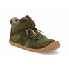 06T005.333 350 barefoot zimni detske kotnikove boty koel beau wool khaki zelena 1