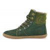 08T017.233 305 barefoot kotnikove zimni boty s membranou koel derek hydro warm green zelena 4