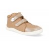 FF CAPPU barefoot detske kotnikove boty baby bare febo fall cappuccino zlate 1