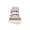 FF GR PINK barefoot detske kotnikove boty baby bare febo fall grey pink sede 3
