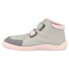 FF GR PINK barefoot detske kotnikove boty baby bare febo fall grey pink sede 4
