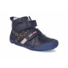 A063 316BM barefoot detske kotnikove boty d d step a063 316b modre 1
