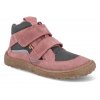 G3110230 7 barefoot detske kotnikove boty froddo autumn tex sede ruzove 1