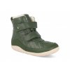 Barefoot dětské zimní boty Bobux - Patch Arctic zelené