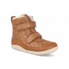 Barefoot dětské zimní boty Bobux  - Patch Arctic hnědé