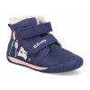 W070 337B barefoot detske zimni boty d d step w070 337b modre 1