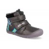 W073 355A barefoot detske zimni boty d d step w073 355a tmave sede 1