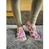 Barefoot dětské přezůvky Jonap - Home srdíčka růžové