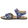 24M001.011 111 barefoot detske sandaly koel ashley print garden blue 4