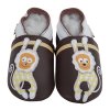 Chaussons cuir Singe Front