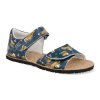 24M007.011 110 S barefoot detske sandaly koel amelia tractor blue modre 1