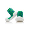 Barefoot capáčky Attipas - Polka Dot Green