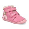 W070 52624B barefoot detske zimni boty d d step w070 52624b ruzove 1
