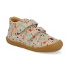 46203 299 barefoot detske kotnikove boty develab baby sft shoe 2velcro beige combi fantasy 1