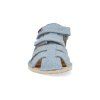SA33327 23 barefoot detske sandaly ktr textil jeans 3