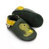 Barefoot capáčky Liliputi® - Soft Sole  Dino zelené