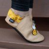 Barefoot capáčky Liliputi® - Soft Paws Beige Bee včelka béžové