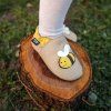 Barefoot capáčky Liliputi® - Soft Paws Beige Bee včelka béžové