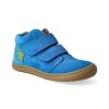 kotnikova obuv filii barefoot chameleon velcro velours electric blue m 3