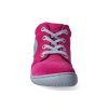 barefoot kotnikova obuv filii gecko velours pink 4