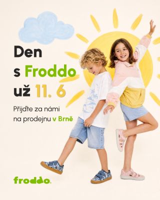 🎉 Oslava 80. výročí Froddo na prodejně už 11. 6. 👣 Přijďte si s dětmi užít den plný barefoot pohodlí, zábavy a překvapení...