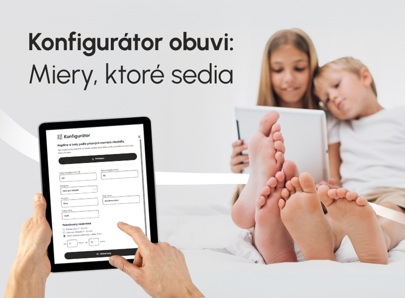 Barefoot a pohodlné topánky na pár kliknutí? Objavte konfigurátor obuvi!