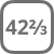 42⅔