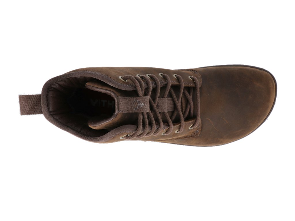 VivoBarefoot Men's Scott III Leather Barefoot Boots 303132-02 Bracken