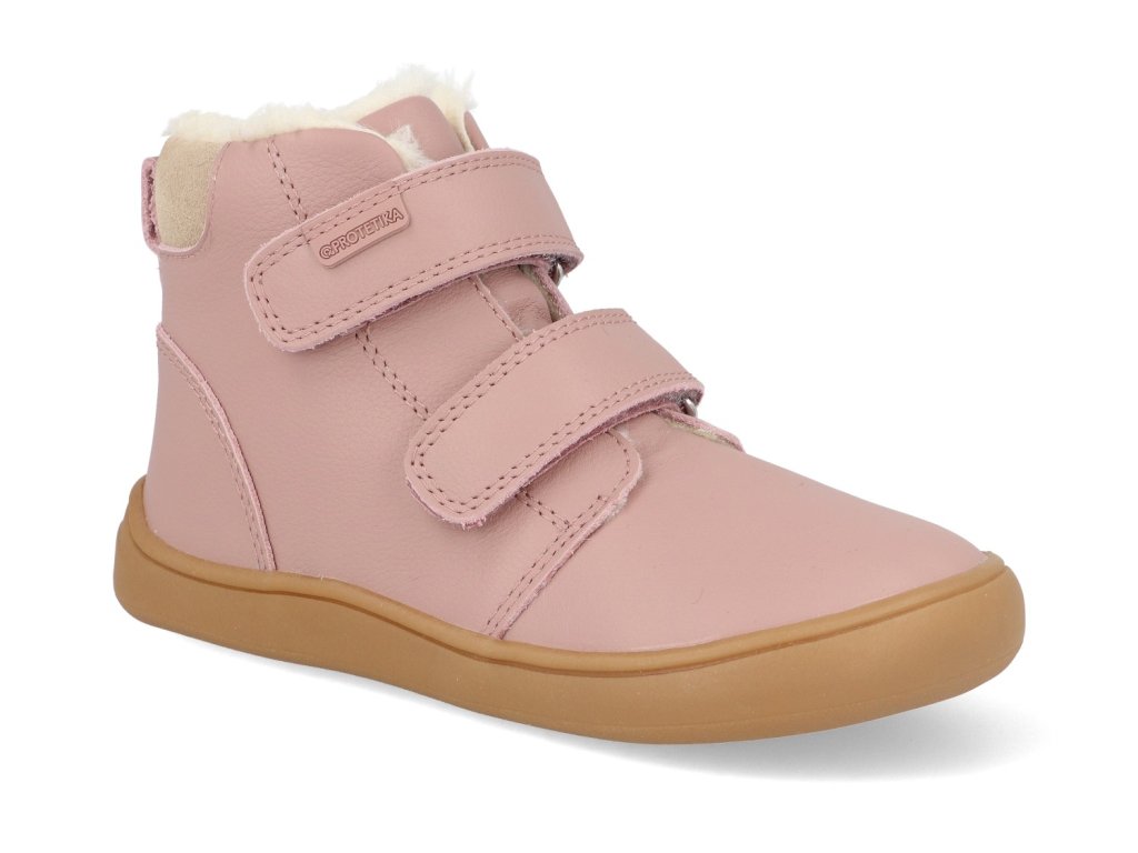 Barefoot detské zimné topánky Protetika - Deny ružové | Bosonôžka