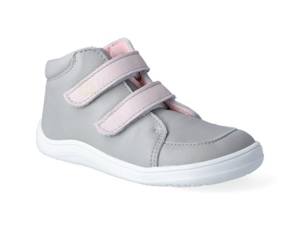 barefoot tenisky baby bare febo fall grey pink 2