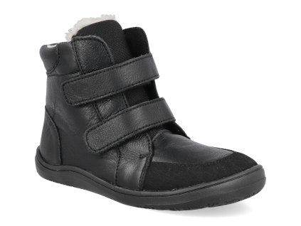 FEBO W BLACK barefoot zimni obuv s membranou baby bare febo winter black asfaltico 2 1