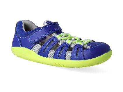 barefoot sandaly bobux summit blueberry neon 3