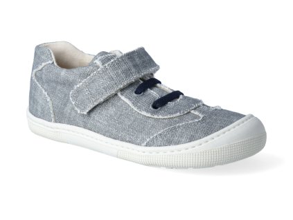 barefoot tenisky koel4kids bernardinho canvas grey 3