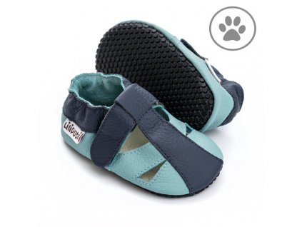 liliputi soft paws baby sandal sky 5045