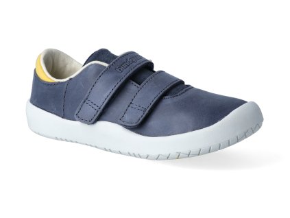 barefoot tenisky bundgaard benjamin velcro navy ws 3