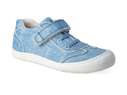 barefoot tenisky koel4kids bernardinho canvas jeans 2