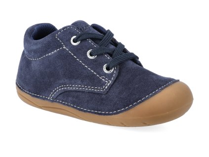 barefoot kotnikova obuv lurchi flo suede navy 2