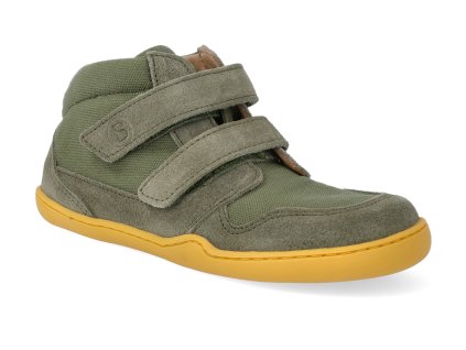 barefoot kotnikova obuv blifestyle loris velcro moosgrun 2 2