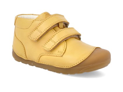 BG101068 813 barefoot kotnikova obuv bundgaard petit velcro yellow 1