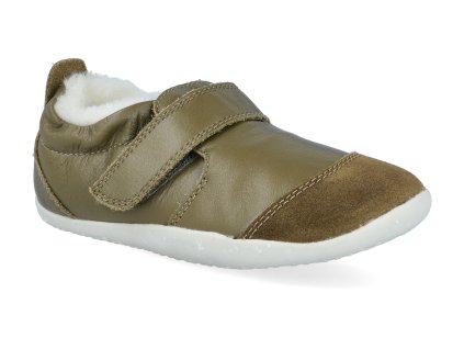 barefoot zimni capacky bobux marvel arctic olive 2