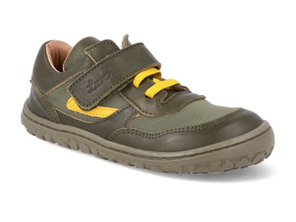 30 50020 06 barefoot tenisky lurchi nastro nappa textile olive 1