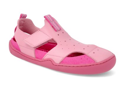 2203S666 barefoot sandaly blifestyle gerenuk velcro pink 1