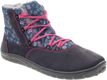 Barefoot zimné topánky s membránou Fare Bare - B5743201 modrá