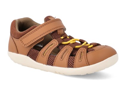 637209 barefoot sandaly bobux summit caramel toffee hnede 1