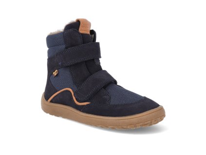 G3160189 barefoot zimni obuv s membranou froddo bf tex winter blue modra 1
